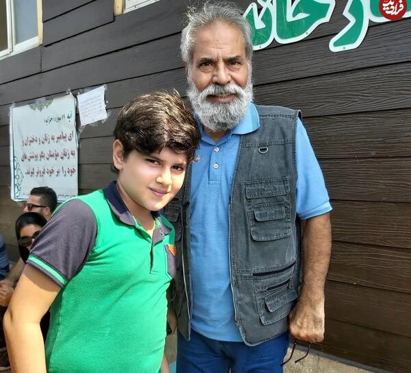 عکس شمس الله درپس از باران