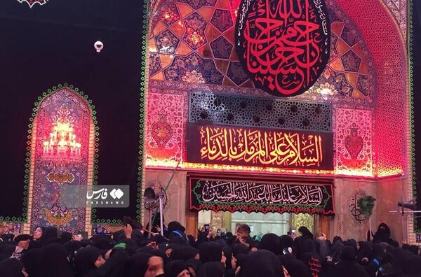عکس داخل ضریح امام حسین علیه السلام