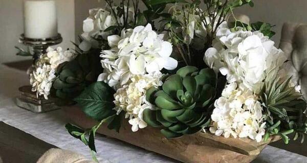 عکس گل و گلدان مصنوعی