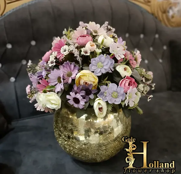 عکس گل و گلدان مصنوعی