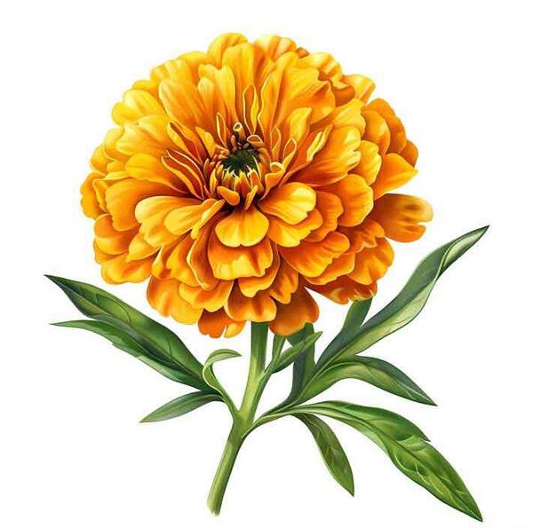 عکس گل جعفری سفید