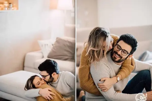 ژست عکس عاشقانه عروس داماد