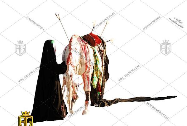 عکس امام حسین اسبش