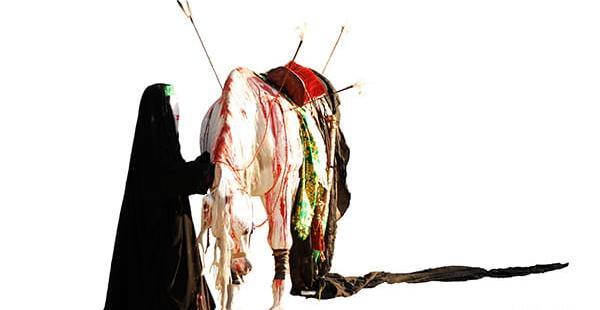عکس امام حسین اسبش
