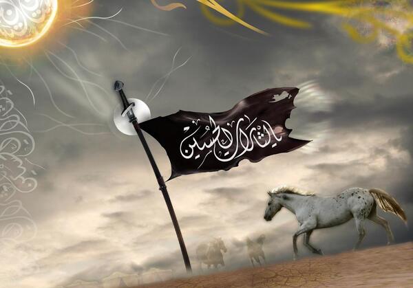 عکس امام حسین اسبش