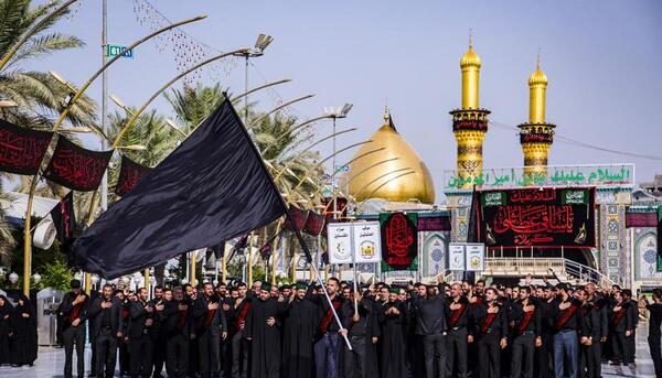 عکس از حرم امام حسین و بین الحرمین