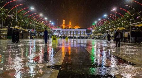 عکس از حرم امام حسین و بین الحرمین