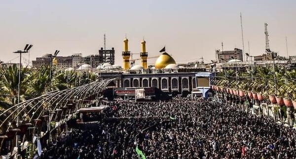 عکس از حرم امام حسین و بین الحرمین