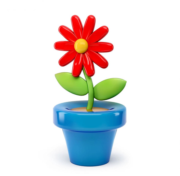 عکس گل کارتونی متحرک
