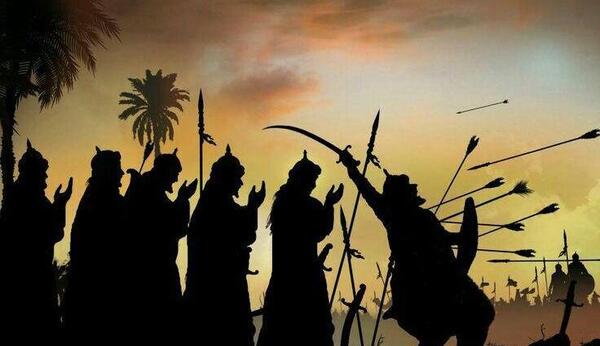 عکس جنگ امام حسین و شمر