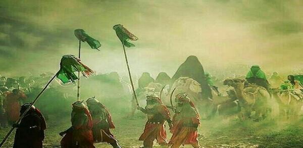 عکس جنگ امام حسین و شمر