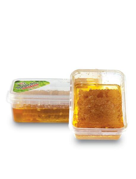 عکس عسل طبیعی با موم