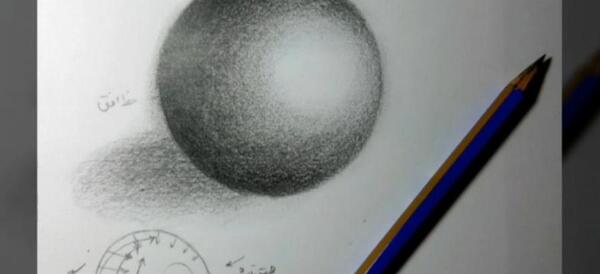 عکس سیاه قلم دایره