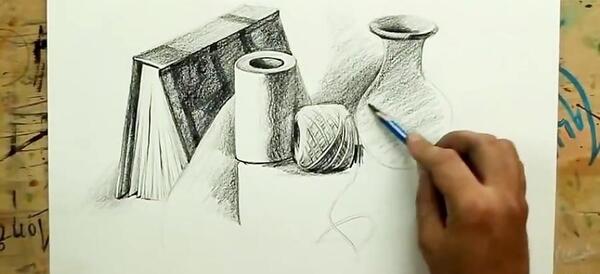 عکس طبیعت بی جان سیاه قلم