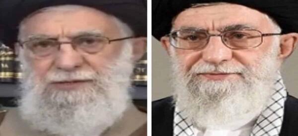 عکس آیت الله خامنه ای بدون ریش