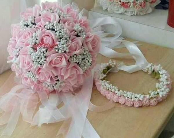 عکس گل عروس طبیعی
