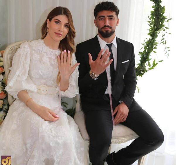 عکس اللهیار صیادمنش و همسرش