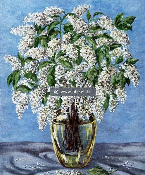 عکس گل برای نقاشی رنگ روغن