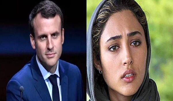 عکس گلشیفته فراهانی و مکرون