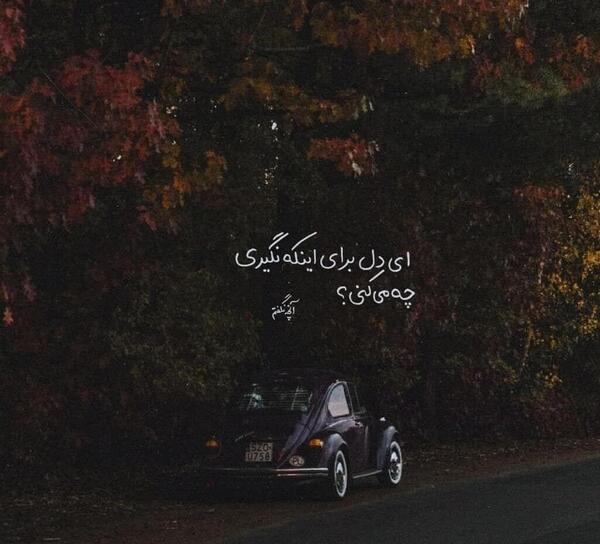 عکس نوشته اینستا از پیج انتها