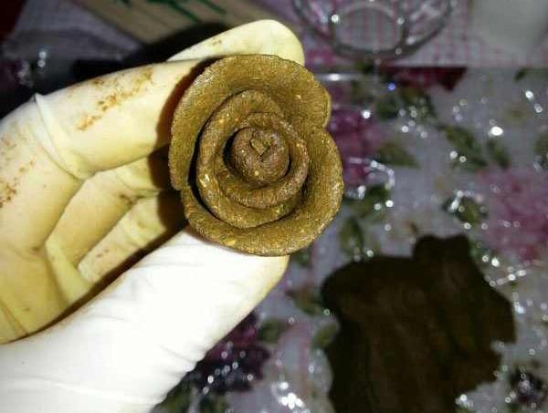 عکس گل با حنا
