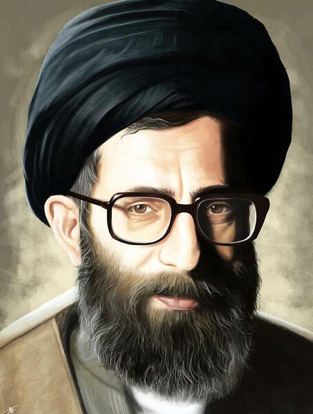 عکس آیت الله خامنه ای برای پروفایل