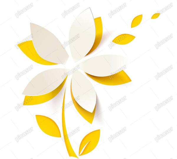 عکس گل کاغذی زرد
