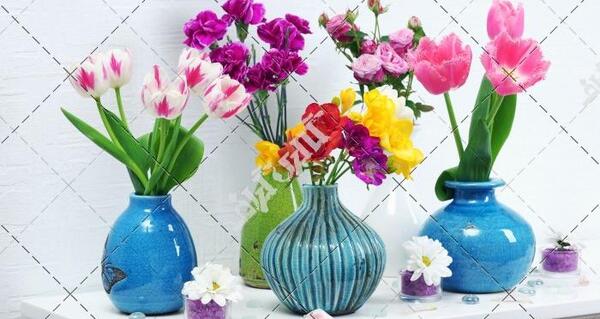 عکس گل فیروزه ای