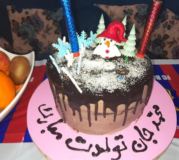 عکس کیک محمد جان تولدت مبارک