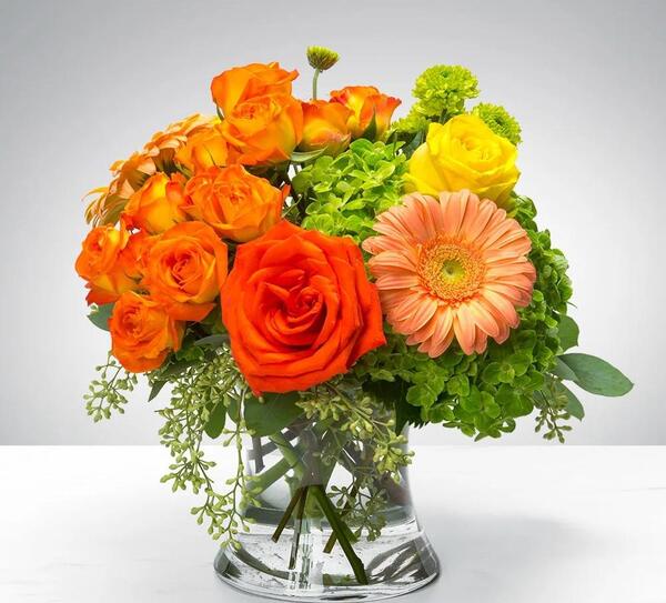 عکس گلدان گل طبیعی زیبا