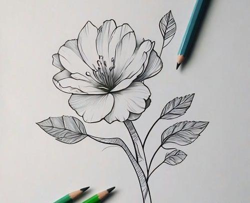 عکس گل طراحی شده ساده