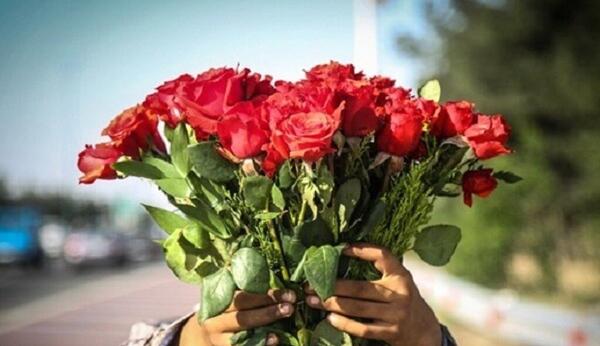 عکس گل فروشی های اتوبان بهشت زهرا