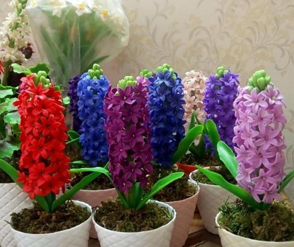 عکس گل سنبل مصنوعی