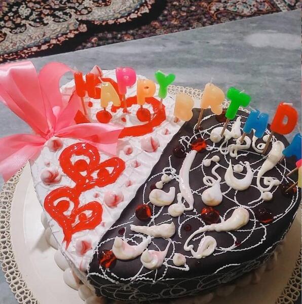 عکس کیک تولد خاله جون تولدت مبارک