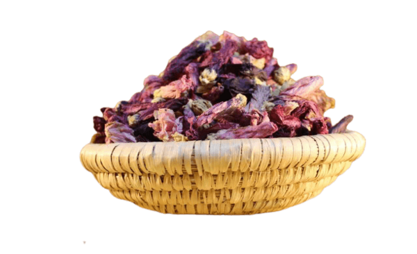 عکس گل ختمی خشک شده
