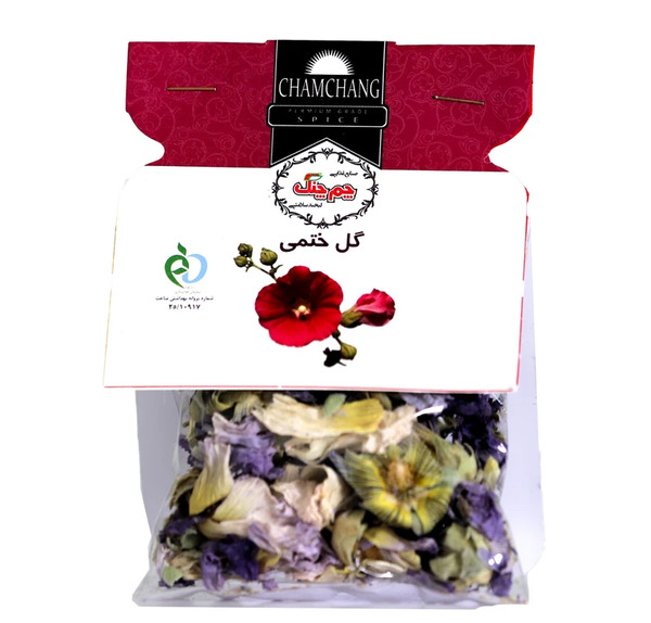 عکس گل ختمی خشک شده