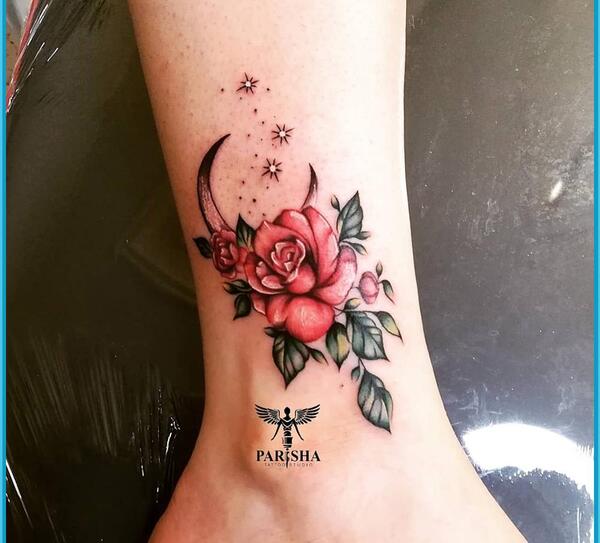 عکس گل کوچک برای تاتو