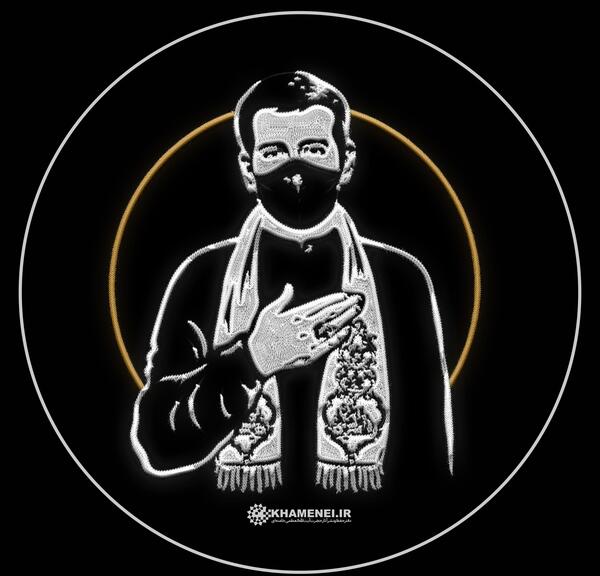 عکس سیاه و سفید امام حسین