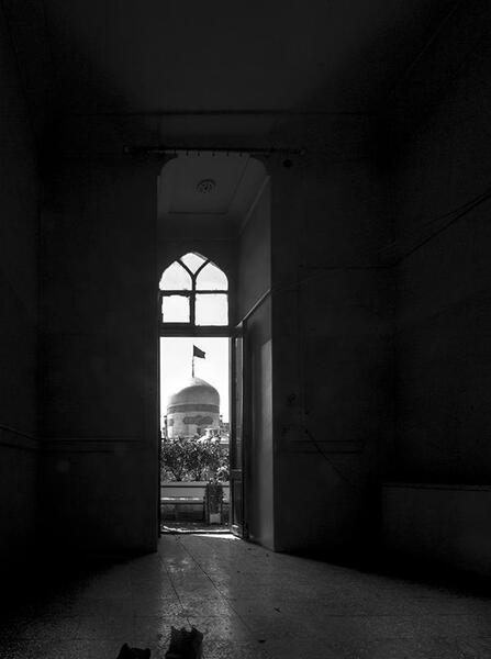 عکس سیاه و سفید امام حسین