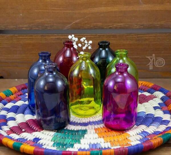 عکس گل پتوس در شیشه