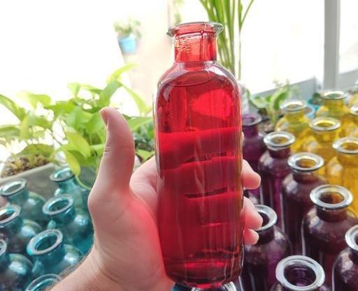عکس گل پتوس در شیشه