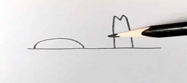 عکس سیاه قلم منظره ساده