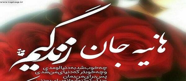 عکس تولد هانیه جون تولدت مبارک