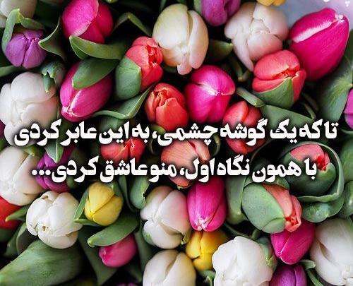 عکس گل با متن تقدیم به شما