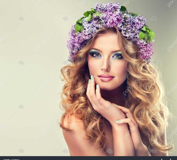 عکس گل مو دخترانه