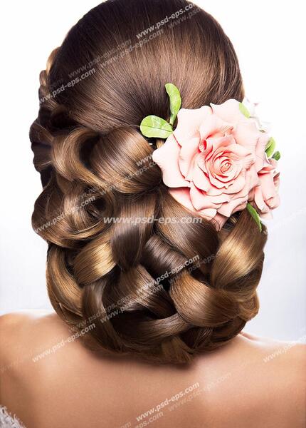 عکس گل مو دخترانه