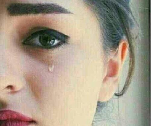 عکس غمگین اشک چشم