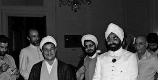 عکس سیاه و سفید روحانی