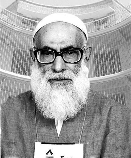 عکس سیاه و سفید روحانی
