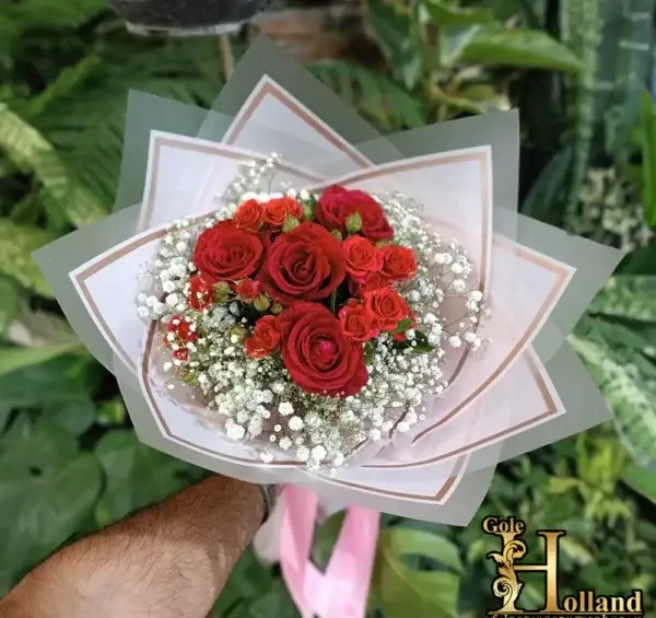 عکس گل طبیعی رز